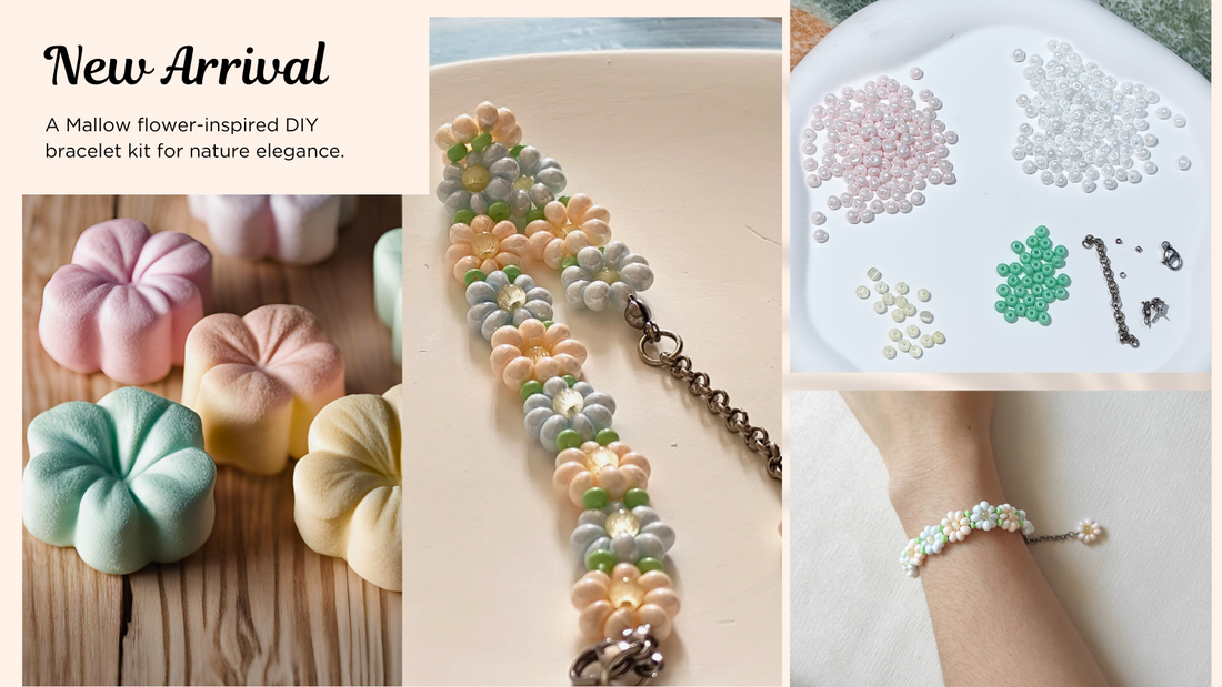 Bring Nature to Life: Get Your Free Mallow Flower Bracelet DIY Kit Today!