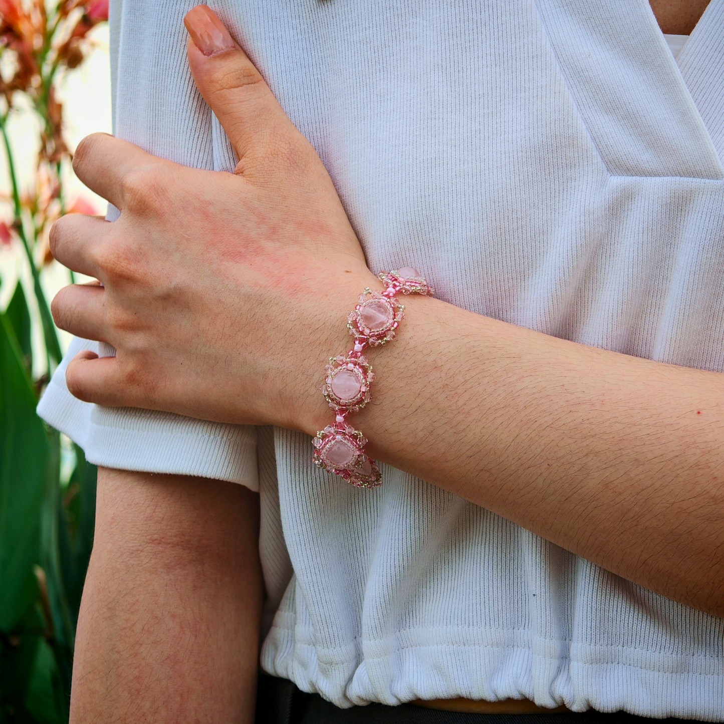 Create Your Own Cherry Blossom-Inspired Bracelet: Totally Smitten in Pink DIY Kit