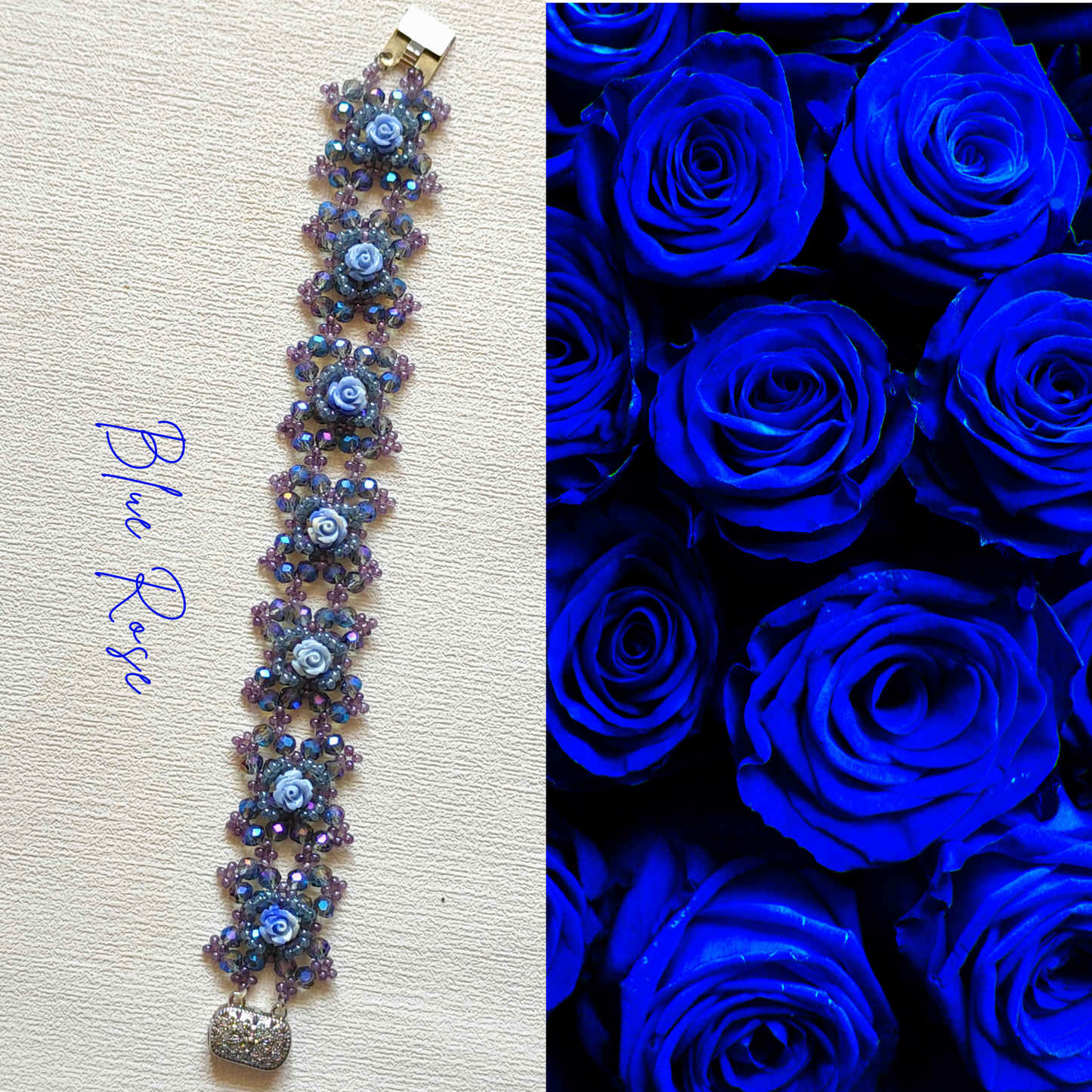 "Rose Garden" DIY Bracelet Kit: Create Your Own Elegant Bracelet Inspired by Classic Charm