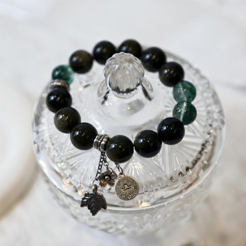 ♎️Libra Zodiac Gemstone Kits - Guardian Obsidian and Birthstone Opal