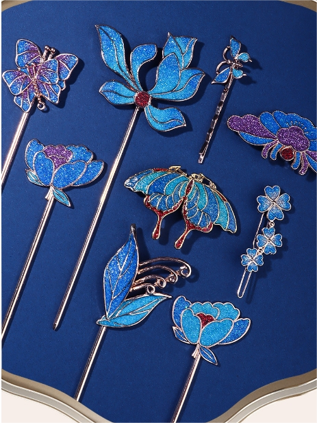 DIY Cloisonné-Style Enamel Craft Kit - Chinese Traditional Handicraft Jewelry Set