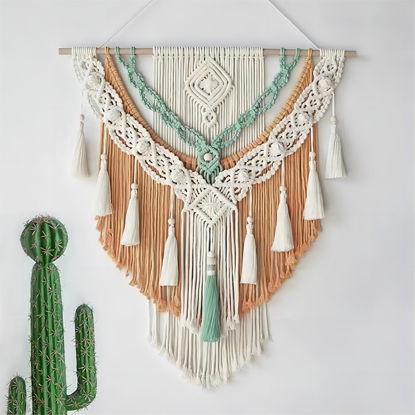 Bohemian Handwoven Tassel Wall Hanging DIY Kit – Bedside, Sofa, and Wall Decor