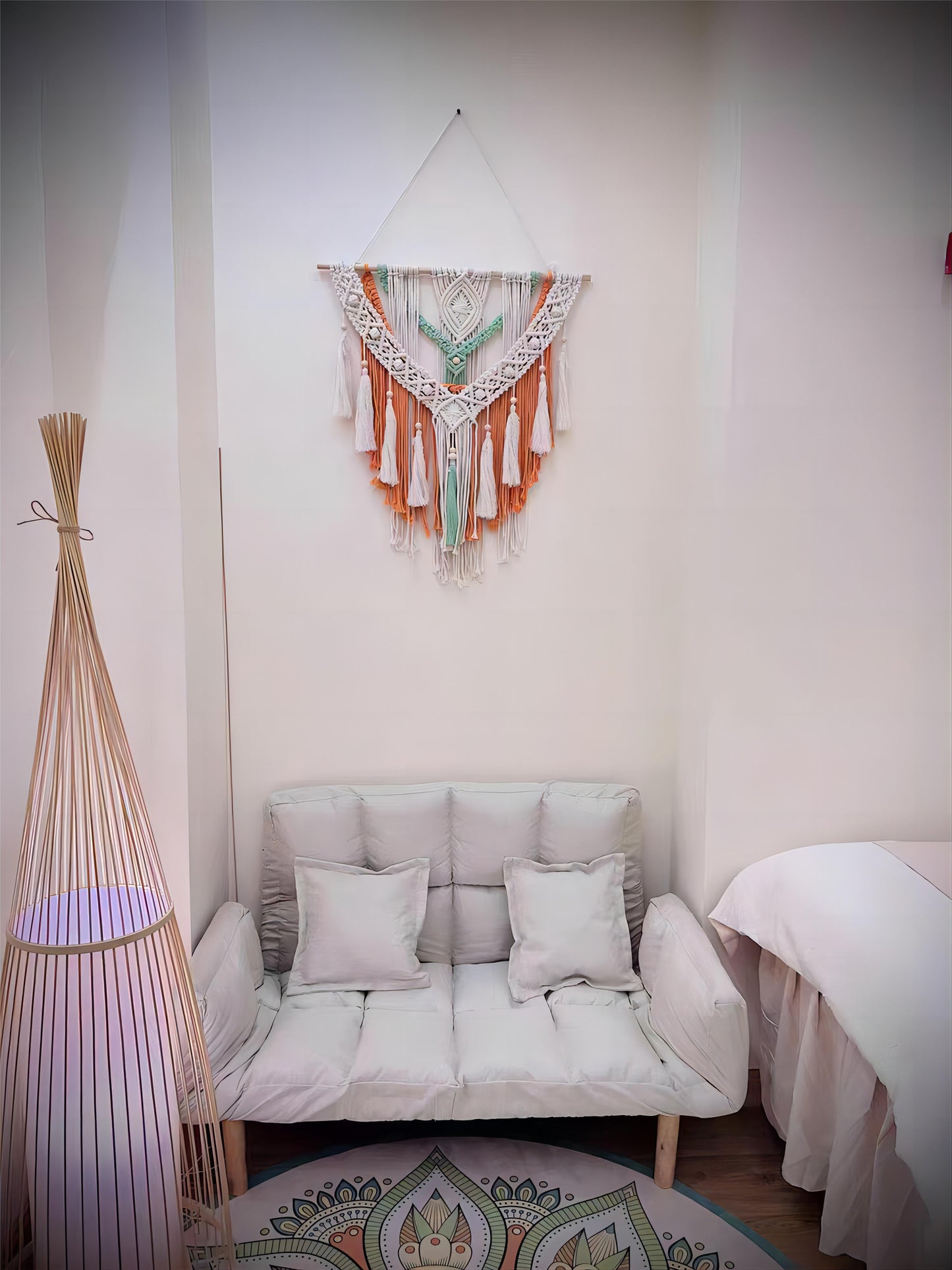 Bohemian Handwoven Tassel Wall Hanging DIY Kit – Bedside, Sofa, and Wall Decor