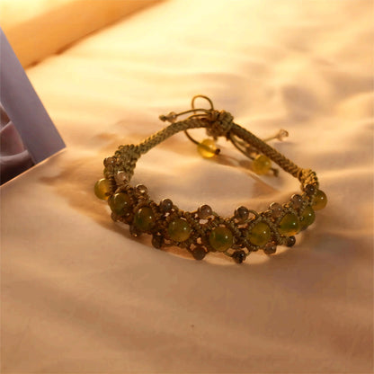 Summer Green Grape Inspired Braided Bracelet Kit