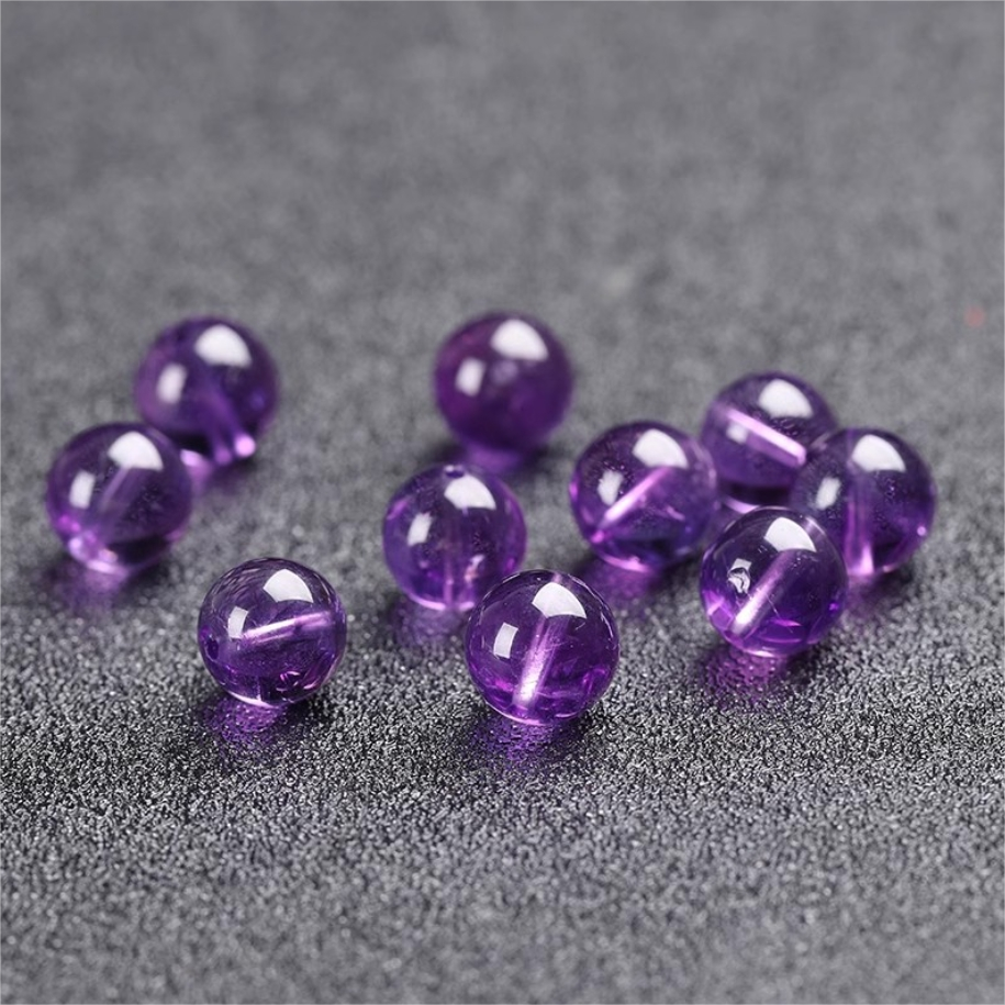 Create Stunning Jewelry with Natural Amethyst Beads – 4 Unique Varieties & 6 Versatile Sizes for DIY Lovers!