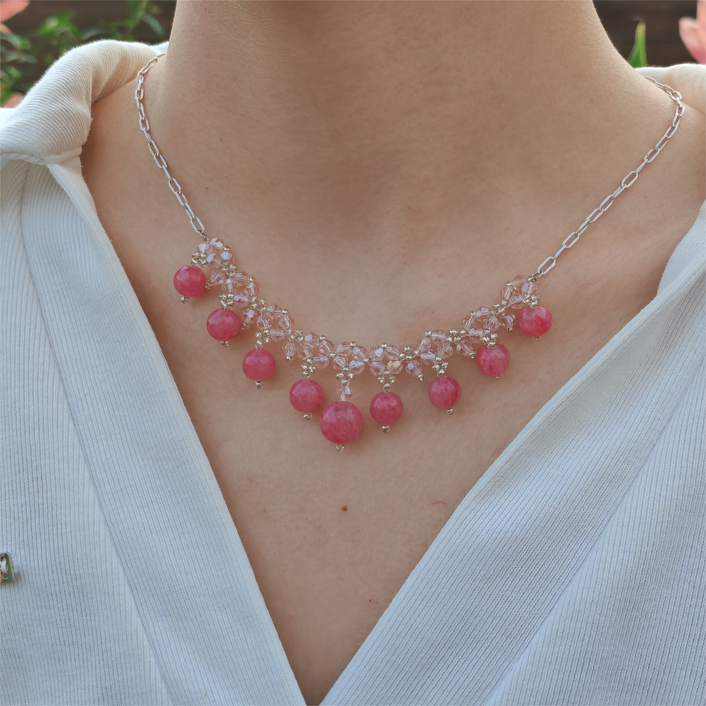 “Iced Berries” DIY Necklace Kit – Craft Your Own Blossoming Beauty!