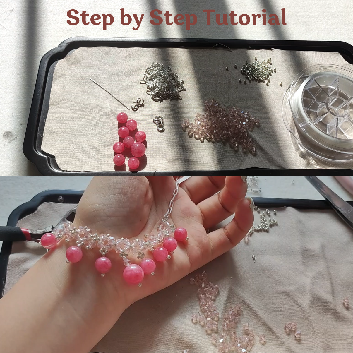 “Iced Berries” DIY Necklace Kit – Craft Your Own Blossoming Beauty!