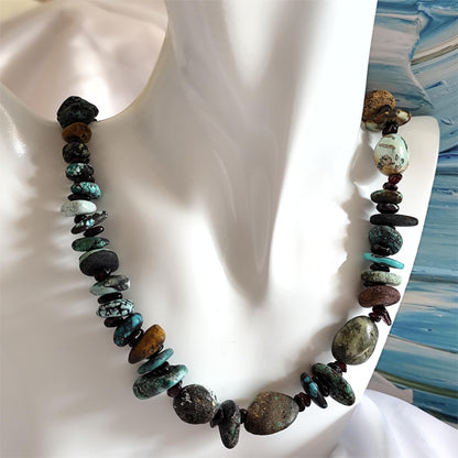 Earthbound Oasis Turquoise Necklace Kit – Vintage-Inspired DIY Jewelry