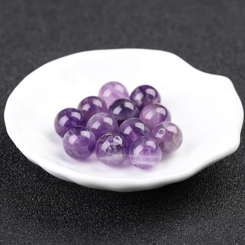 Create Stunning Jewelry with Natural Amethyst Beads – 4 Unique Varieties & 6 Versatile Sizes for DIY Lovers!