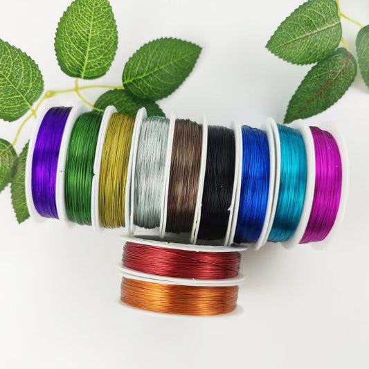 DIY Colored Metal Wire for Crafts – Beading, Bracelet Making, and More