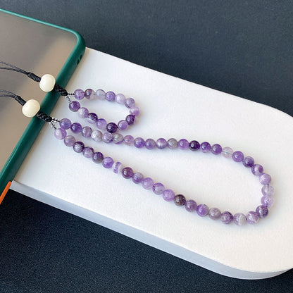 DIY Amethyst Phone Charm Chain Kit - Handheld or Wrist Style